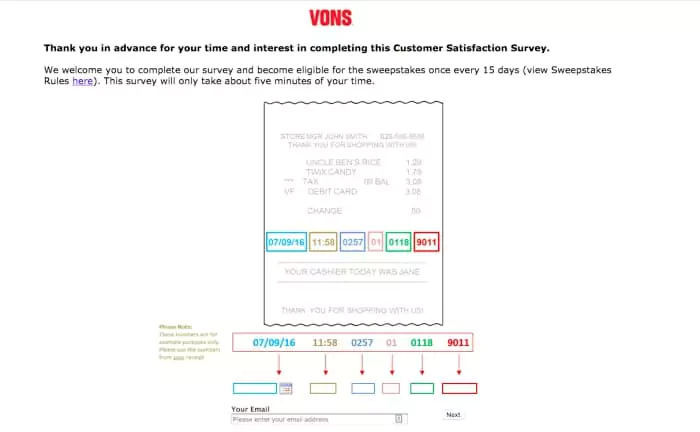 www.VonsSurvey.net Survey